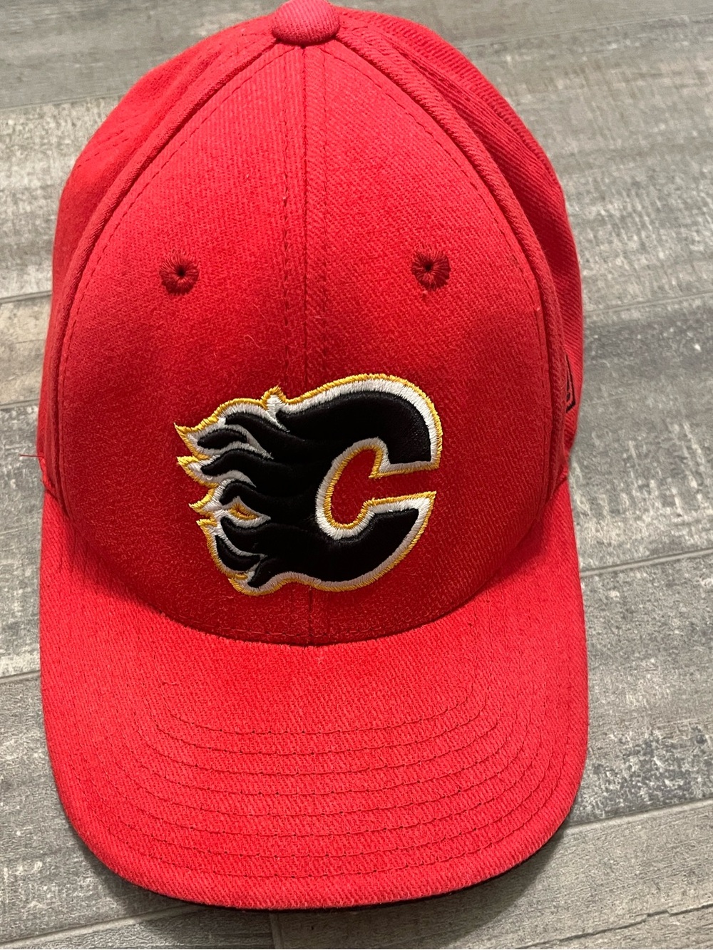 NHL Red and Black Team Cap with Patch
